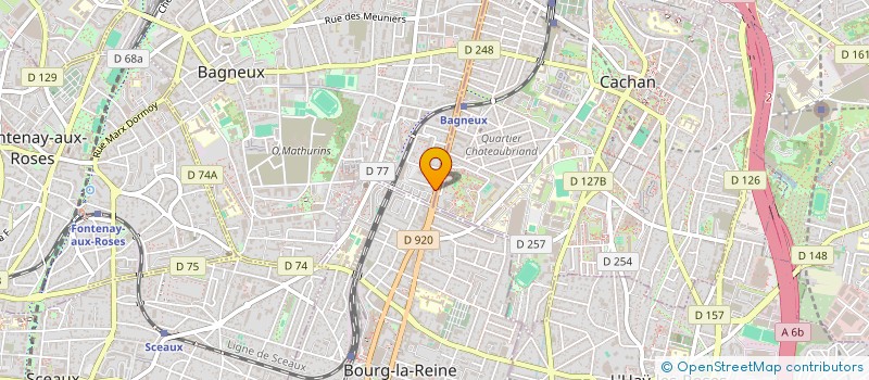localisation de l'entreprise AMBULANCES AMIRAL à BAGNEUX