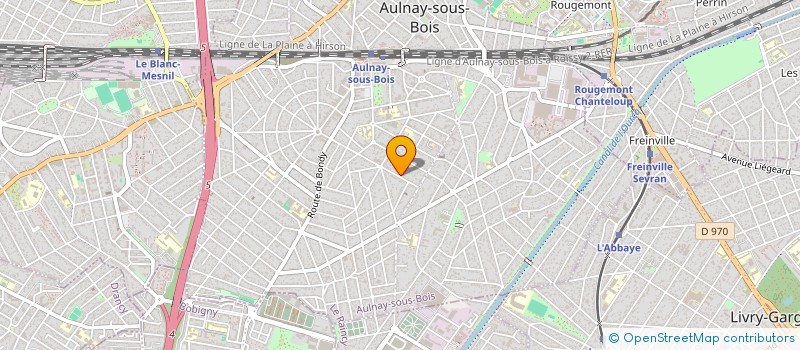 localisation de l'entreprise AMBULANCES AMS à AULNAY-SOUS-BOIS