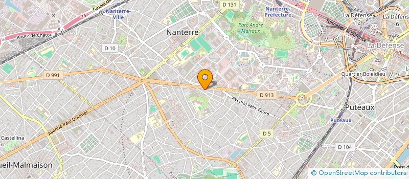 localisation de l'entreprise AMBULANCES ANNABELLE à NANTERRE