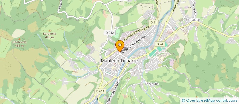 localisation de l'entreprise AMBULANCES APHATIE-ETCHEGOYEN à MAULEON-LICHARRE