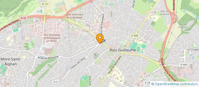 localisation de l'entreprise AMBULANCES APPERT à BOIS-GUILLAUME