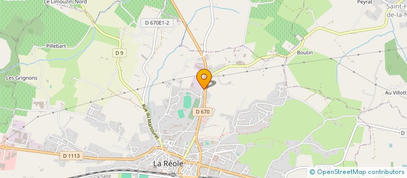localisation de l'entreprise AMBULANCES AQUITAINE SUD GIRONDE à LA REOLE
