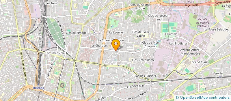 localisation de l'entreprise AMBULANCES ARGONNE  ORLEANS