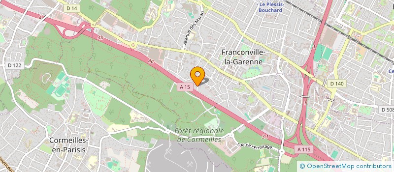 localisation de l'entreprise AMBULANCES ARIANE  FRANCONVILLE