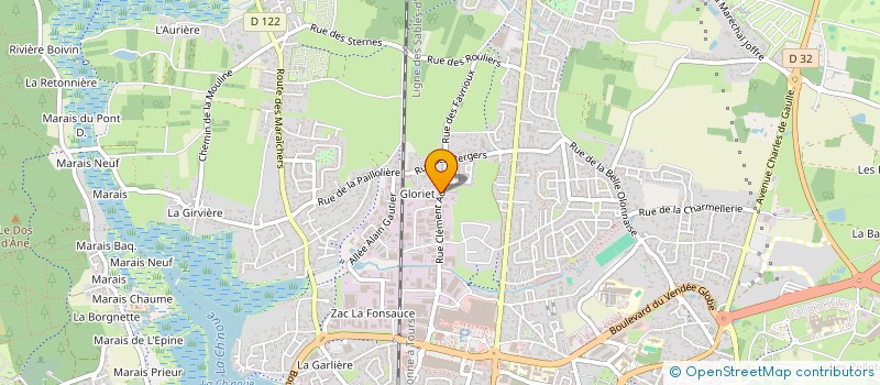 localisation de l'entreprise AMBULANCES ARKRISS à LES SABLES D'OLONNE