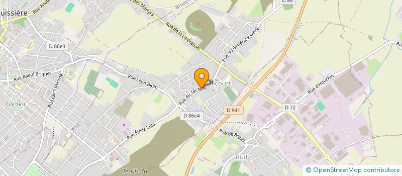 localisation de l'entreprise AMBULANCES ARTESIENNES  HAILLICOURT