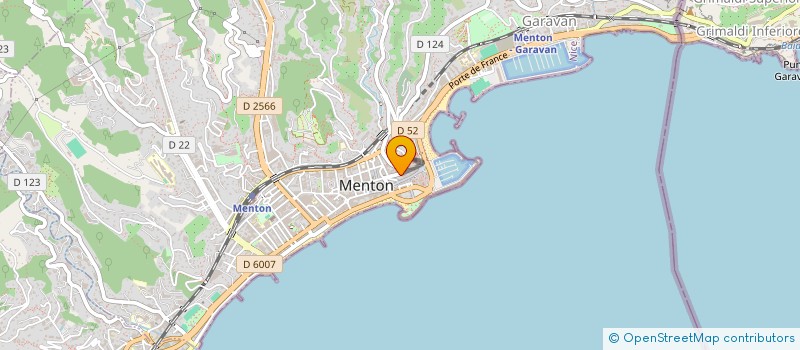 localisation de l'entreprise AMBULANCES ASSISTANCE MENTON à MENTON