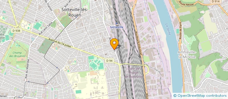 localisation de l'entreprise AMBULANCES ASSISTANCE SOTTEVILLAISE  SOTTEVILLE-LES-ROUEN