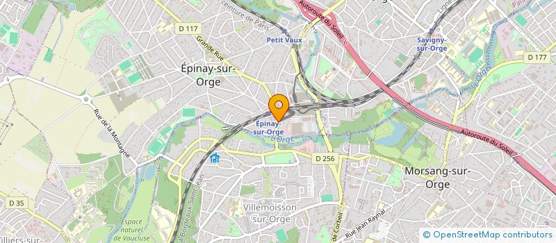 localisation de l'entreprise AMBULANCES ASSOCIES à EPINAY-SUR-ORGE