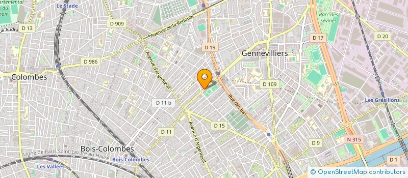 localisation de l'entreprise AMBULANCES ATLANTIQUE à ASNIERES-SUR-SEINE