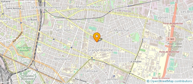 localisation de l'entreprise AMBULANCES ATLAS 69  SAINT-PRIEST