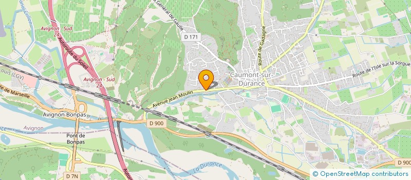 localisation de l'entreprise AMBULANCES AVIGNON SUD  CAUMONT-SUR-DURANCE