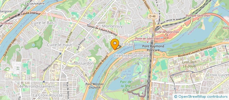 localisation de l'entreprise AMBULANCES BACCARAT  CALUIRE-ET-CUIRE