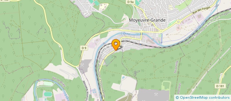 localisation de l'entreprise AMBULANCES BADE PASCAL  MONTOIS-LA-MONTAGNE