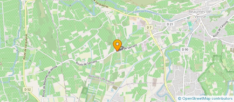 localisation de l'entreprise AMBULANCES BALMEENNES  VACQUEYRAS