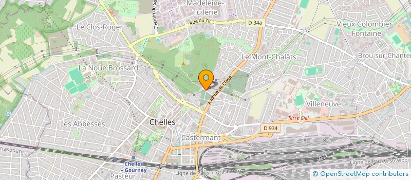 localisation de l'entreprise AMBULANCES BALZAC  CHELLES