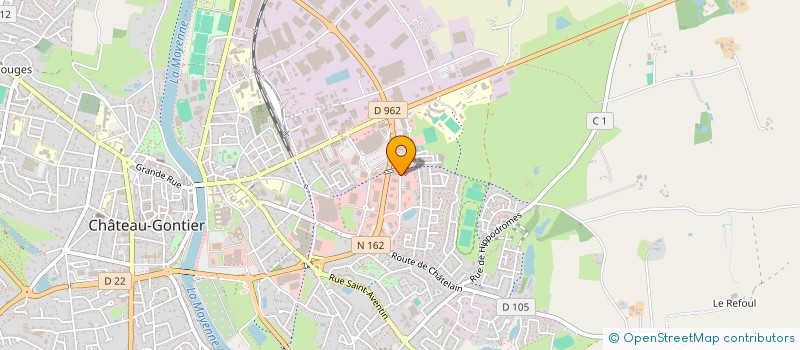 localisation de l'entreprise AMBULANCES BARRAIS  CHATEAU-GONTIER-SUR-MAYENNE