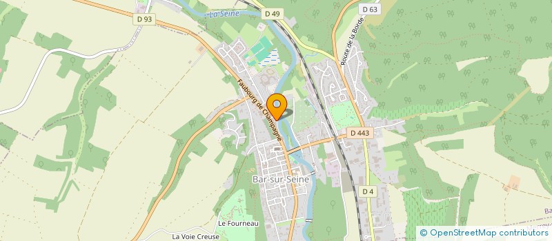 localisation de l'entreprise AMBULANCES BARSEQUANAISES à BAR-SUR-SEINE