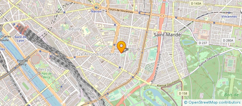 localisation de l'entreprise AMBULANCES BASTILLE  PARIS