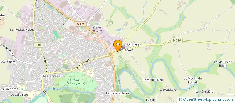 localisation de l'entreprise AMBULANCES BELLOPRATAINE à BEAUPREAU-EN-MAUGES