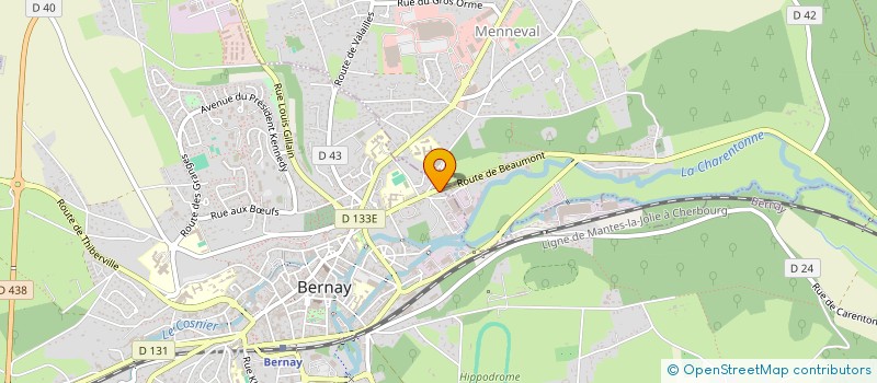 localisation de l'entreprise AMBULANCES BERNAYENNES à BERNAY