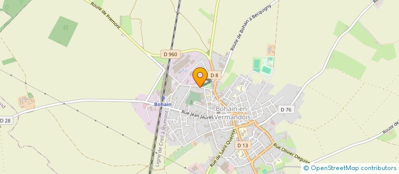 localisation de l'entreprise AMBULANCES BOHAINNOISE à BOHAIN-EN-VERMANDOIS