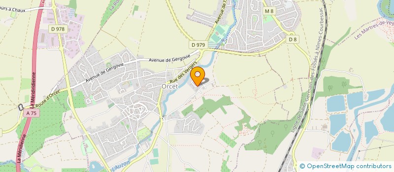 localisation de l'entreprise AMBULANCES BRENNUS  ORCET