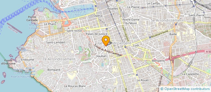 localisation de l'entreprise AMBULANCES BRETEUIL à MARSEILLE