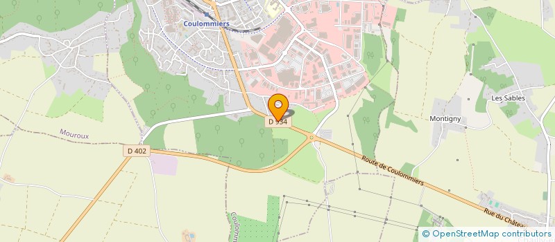 localisation de l'entreprise AMBULANCES BRIE SECOURS 77 à COULOMMIERS