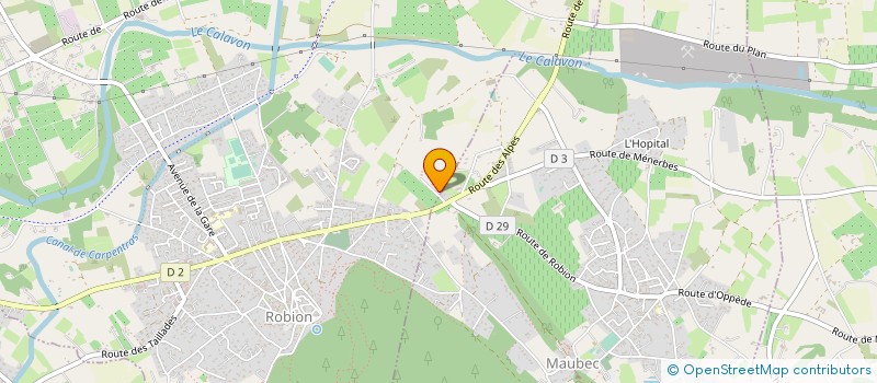 localisation de l'entreprise AMBULANCES BROTTES à ROBION