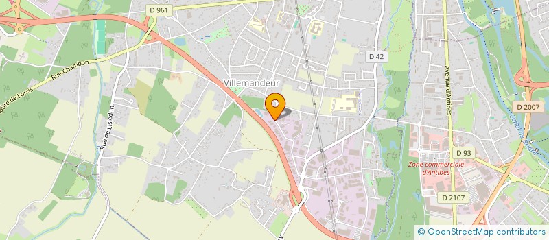 localisation de l'entreprise AMBULANCES BRY SERVICES à VILLEMANDEUR