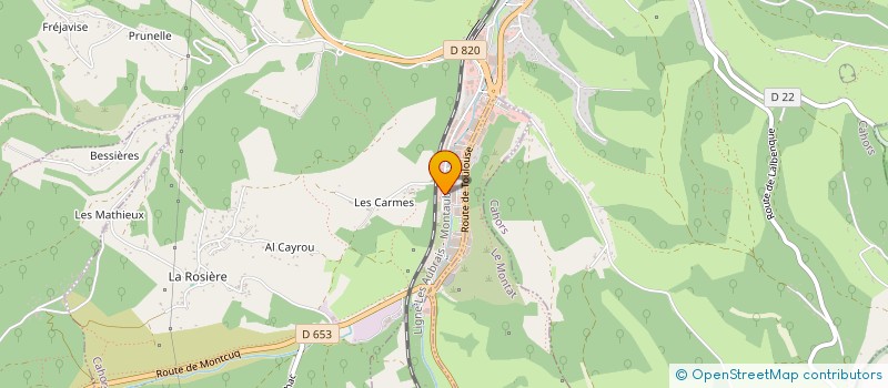 localisation de l'entreprise AMBULANCES CADURCIENNES  CAHORS