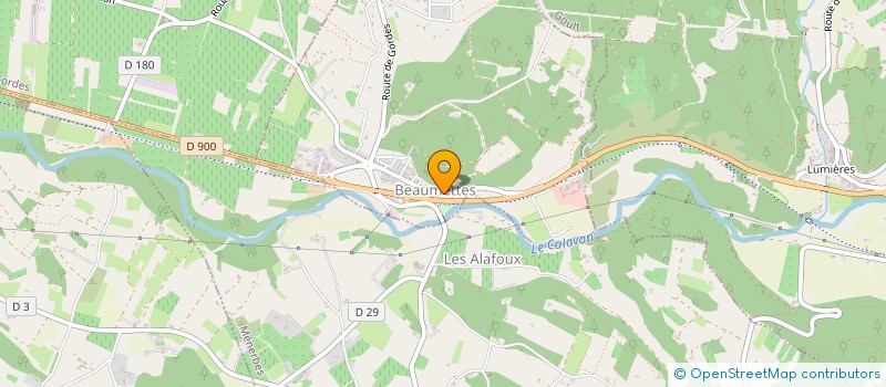 localisation de l'entreprise AMBULANCES CANTARELLI  BEAUMETTES