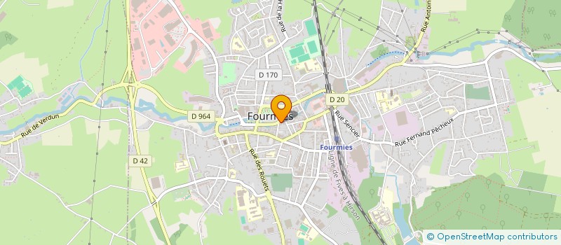 localisation de l'entreprise AMBULANCES CANTONALES à FOURMIES