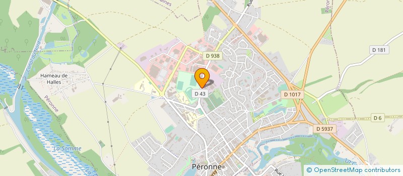localisation de l'entreprise AMBULANCES CARLIER à PERONNE
