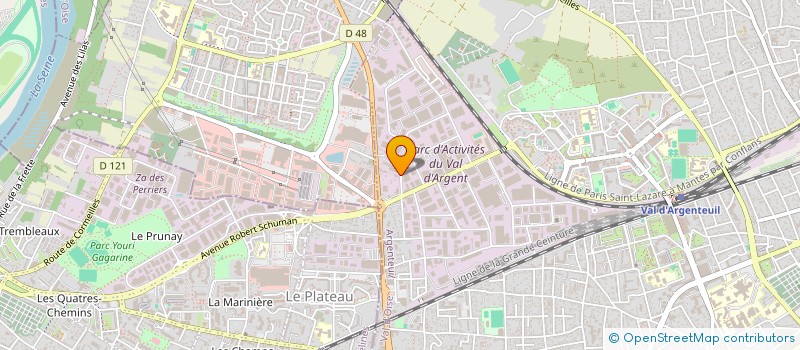 localisation de l'entreprise AMBULANCES CASSIOPEE SANTE  GONESSE