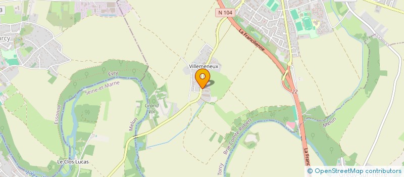 localisation de l'entreprise AMBULANCES CELINA  BRIE-COMTE-ROBERT