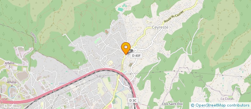 localisation de l'entreprise AMBULANCES CEYRESTEENNES à CEYRESTE