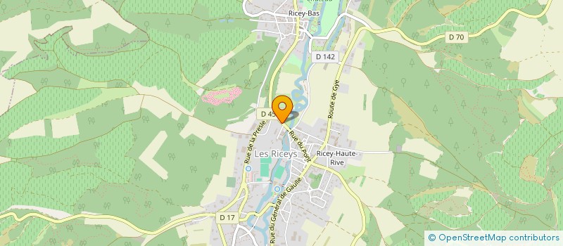 localisation de l'entreprise AMBULANCES CHAMPAGNE BOURGOGNE à LES RICEYS