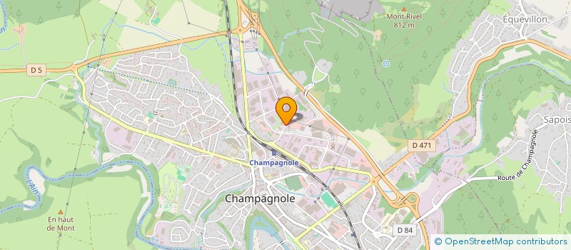 localisation de l'entreprise AMBULANCES CHAMPAGNOLAISES H MARAUX  CHAMPAGNOLE