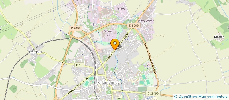 localisation de l'entreprise AMBULANCES CHANTONNAISIENNES à CHANTONNAY