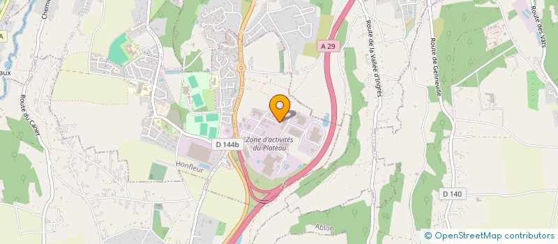 localisation de l'entreprise AMBULANCES CHEMIN  HONFLEUR