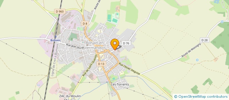 localisation de l'entreprise AMBULANCES CHLOE à BOHAIN-EN-VERMANDOIS