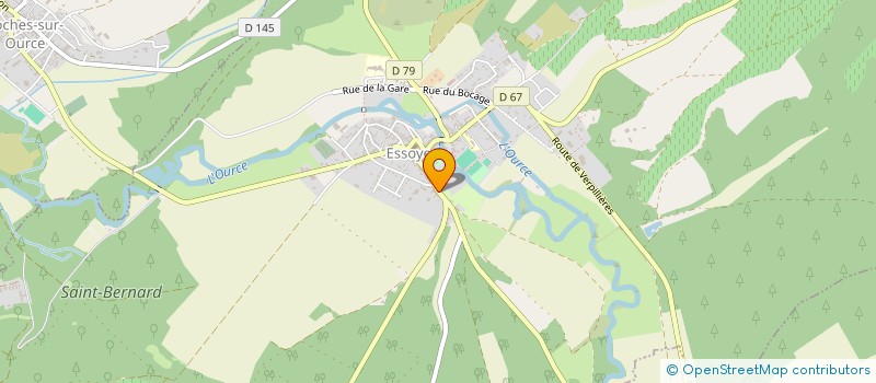 localisation de l'entreprise AMBULANCES CINTRAT à ESSOYES