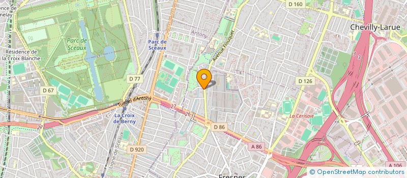 localisation de l'entreprise AMBULANCES CLAIR DE LUNE  FRESNES