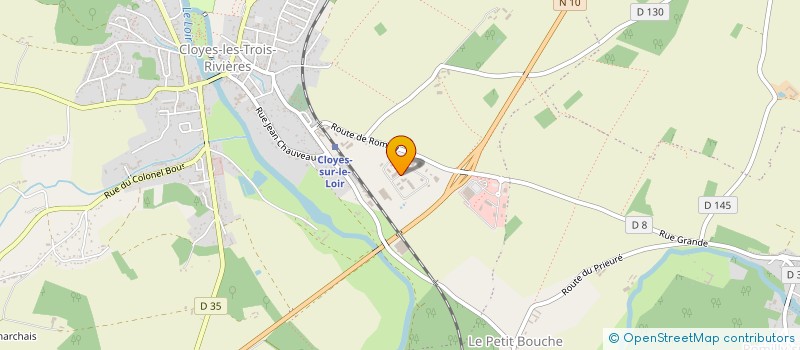localisation de l'entreprise AMBULANCES CLAUDE MARTIN à CLOYES-LES-TROIS-RIVIERES