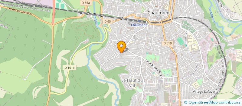 localisation de l'entreprise AMBULANCES CLEMENT-NEPTUNE à CHAUMONT