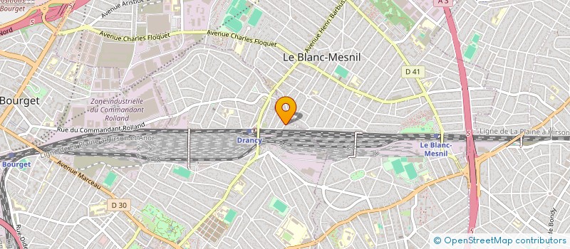 localisation de l'entreprise AMBULANCES CONFORT à DRANCY