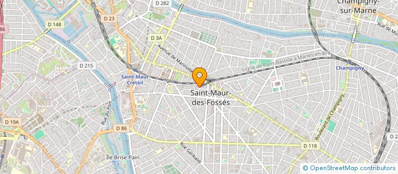 localisation de l'entreprise AMBULANCES COSY à SAINT-MAUR-DES-FOSSES