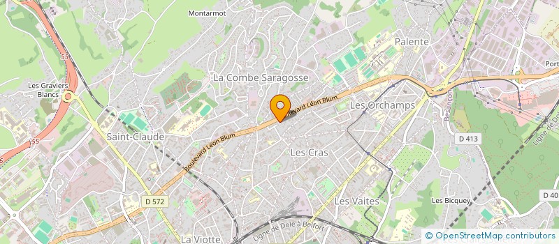 localisation de l'entreprise AMBULANCES COURTOT à BESANCON